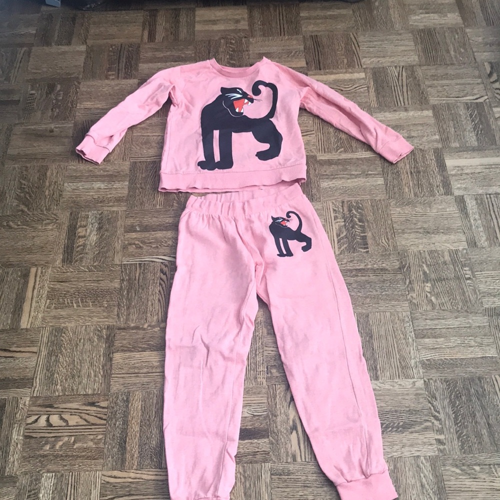 Mini Rodini Organic Cotton Girls Lounge Suit